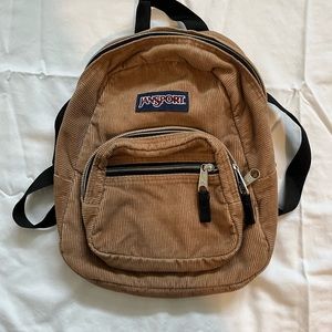 Rare vintage corduroy mini backpack!